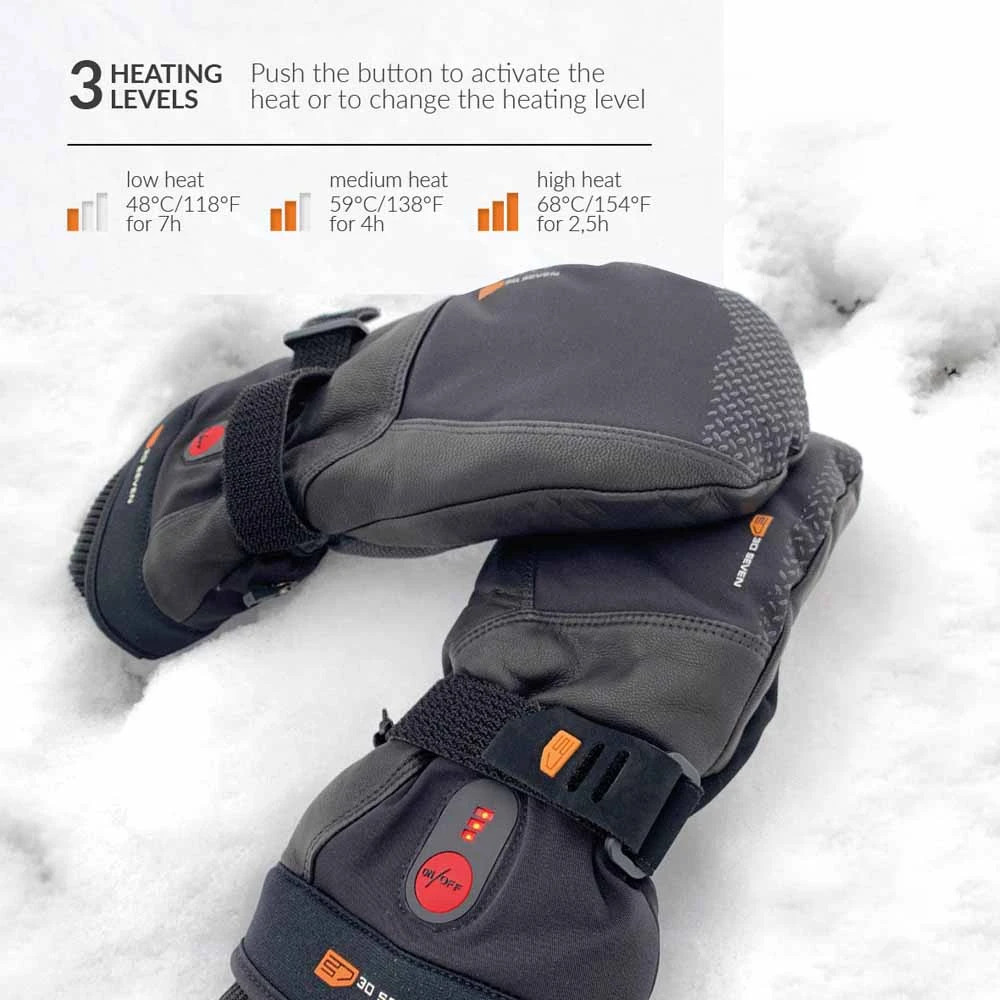 30seven Heated Extra Warm Waterproof Mittens 9 30seven Heated Extra Warm Waterproof Mittens - Image 7