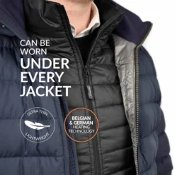 30seven Mens Heated Regular Fit Sleeveless Vest - 5 Volt -ThermaGear 30seven men s heated regular fit sleeveless vest 5 volt 120