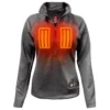 ActionHeat 5V Womens 1/2 Zip Pullover Battery Heated Shirt -ThermaGear actionheat 5v battery heated 1 2 zip pullover shirt women s 258
