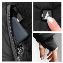 ActionHeat 5V Womens Heated Long Puffer Jacket W/ Hood -ThermaGear actionheat 5v heated long puffer jacket w hood women s 2063