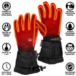 ActionHeat 5V Mens Premium Heated Gloves -ThermaGear actionheat 5v heated premium gloves men s pre order ships 11 17 145
