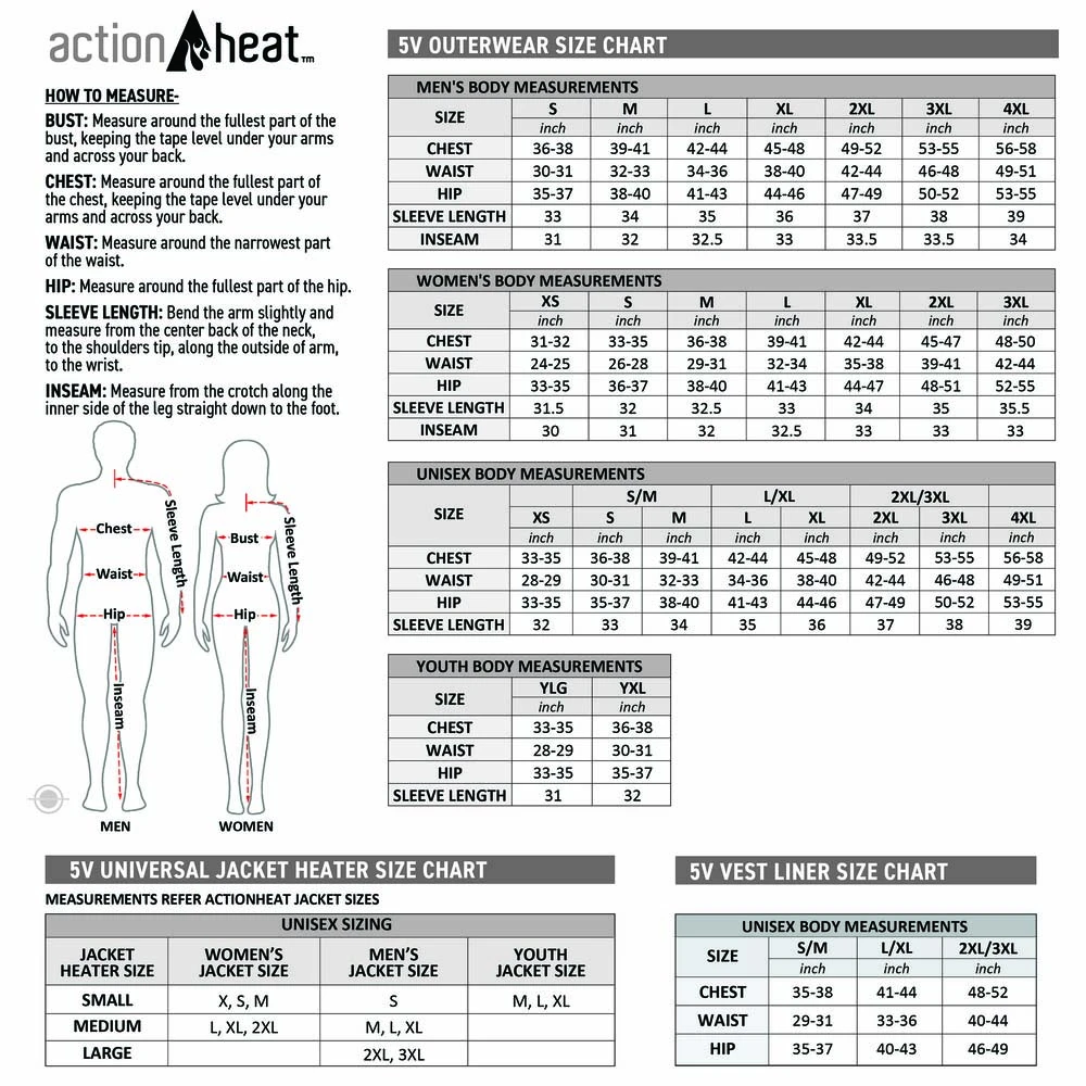 ActionHeat 5V Mens Battery Heated Rain Jacket 8 ActionHeat 5V Mens Battery Heated Rain Jacket - Image 6