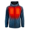 ActionHeat 5V Mens Battery Heated Rain Jacket -ThermaGear actionheat 5v men s battery heated rain jacket 6