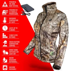 ActionHeat 5V Womens Battery Heated Hunting Jacket 15 ActionHeat 5V Womens Battery Heated Hunting Jacket -ThermaGear actionheat 5v women s battery heated hunting jacket 37