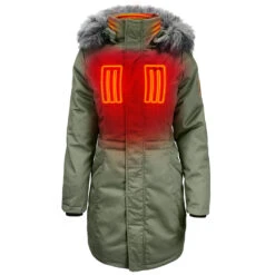 ActionHeat 5V Womens Battery Heated Parka Jacket