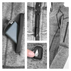 ActionHeat 5V Womens Battery Heated Sweater Jacket -ThermaGear actionheat 5v women s battery heated sweater jacket 24