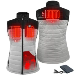 ActionHeat 5V Womens Pocono Insulated Puffer Heated Vest -ThermaGear actionheat 5v women s pocono insulated puffer heated vest 8