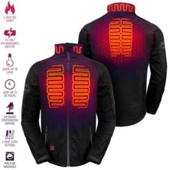 Aheata 7V Mens Battery Heated Jacket -ThermaGear aheata 7v men s battery heated jacket 267