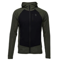 Black Diamond Mens Coefficient LT Hybrid Hoody -ThermaGear black diamond men s coefficient lt hybrid hoody 7