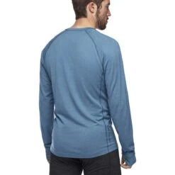 Black Diamond Mens Solution 150 Merino Base Crew -ThermaGear black diamond men s solution 150 merino base crew 105