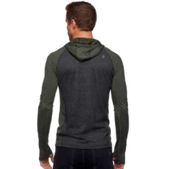 Black Diamond Mens Solution 150 Merino Baselayer Crew Half Zip Hoody -ThermaGear black diamond men s solution 150 merino baselayer crew half zip hoody 10