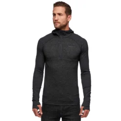 Black Diamond Mens Solution 150 Merino Baselayer Crew Half Zip Hoody -ThermaGear black diamond men s solution 150 merino baselayer crew half zip hoody 8