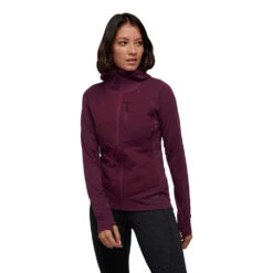 Black Diamond Womens Coefficient LT Hybrid Hoody -ThermaGear black diamond women s coefficient lt hybrid hoody 10