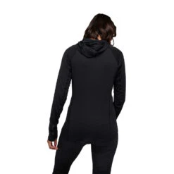 Black Diamond Womens Coefficient LT Hybrid Hoody -ThermaGear black diamond women s coefficient lt hybrid hoody 9