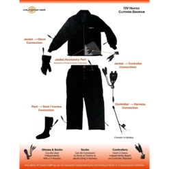 California Heat 12V StreetRider Heated Motorcycle Jacket -ThermaGear california heat 12v streetrider heated motorcycle jacket 47