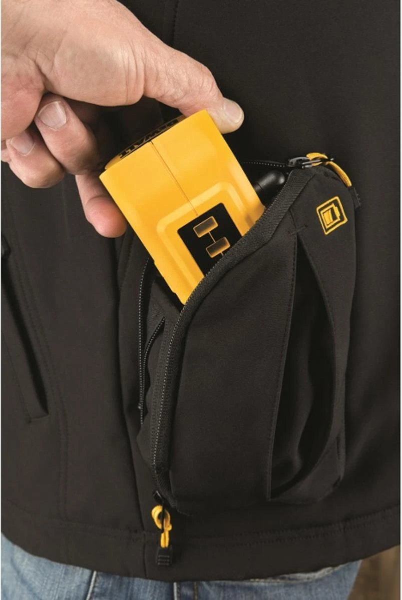 DeWalt 20V Soft Shell Heated Work Jacket With Battery Kit 6 DeWalt 20V Soft Shell Heated Work Jacket With Battery Kit - Image 4