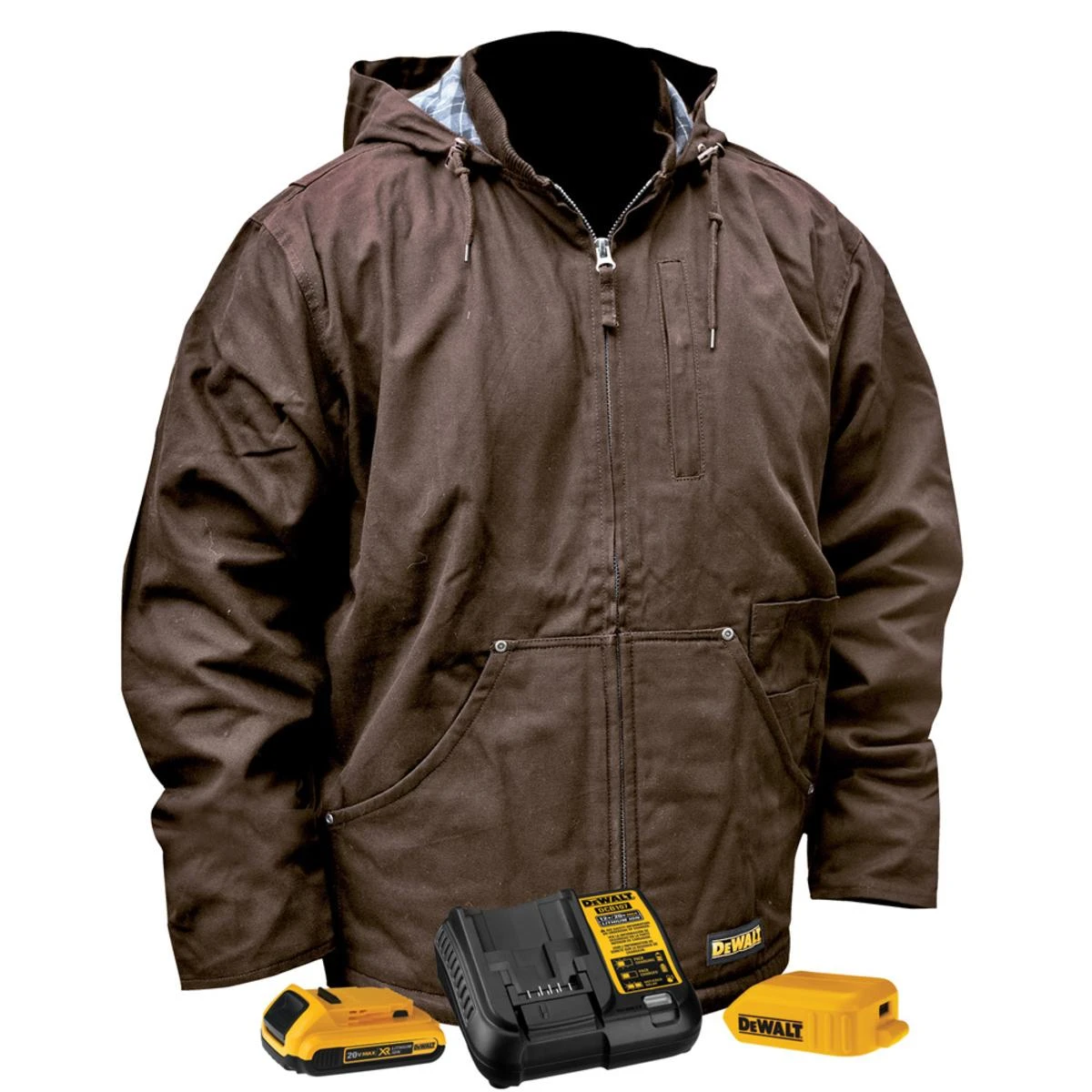 DeWalt 20V MAX XR Lithium Ion Heavy Duty Heated Work Jacket With Battery Kit 4 DeWalt 20V MAX XR Lithium Ion Heavy Duty Heated Work Jacket With Battery Kit - Image 2