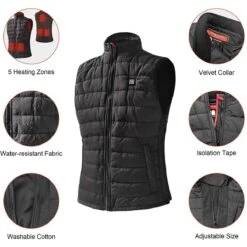Dr.Warm 5V Heated Unisex Vest 11 Dr.Warm 5V Heated Unisex Vest -ThermaGear dr warm 5v heated unisex vest 111