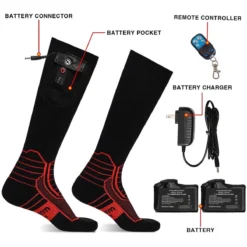 Dr.Warm 7V Wireless Heated Socks With Remote Control -ThermaGear dr warm 7v wireless heated socks with remote control 26