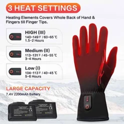 Dr.Warm Rechargeable Heated Gloves Liners -ThermaGear dr warm rechargeable heated gloves liners 120