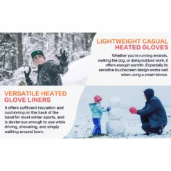 Dr.Warm Rechargeable Heated Gloves Liners -ThermaGear dr warm rechargeable heated gloves liners 126