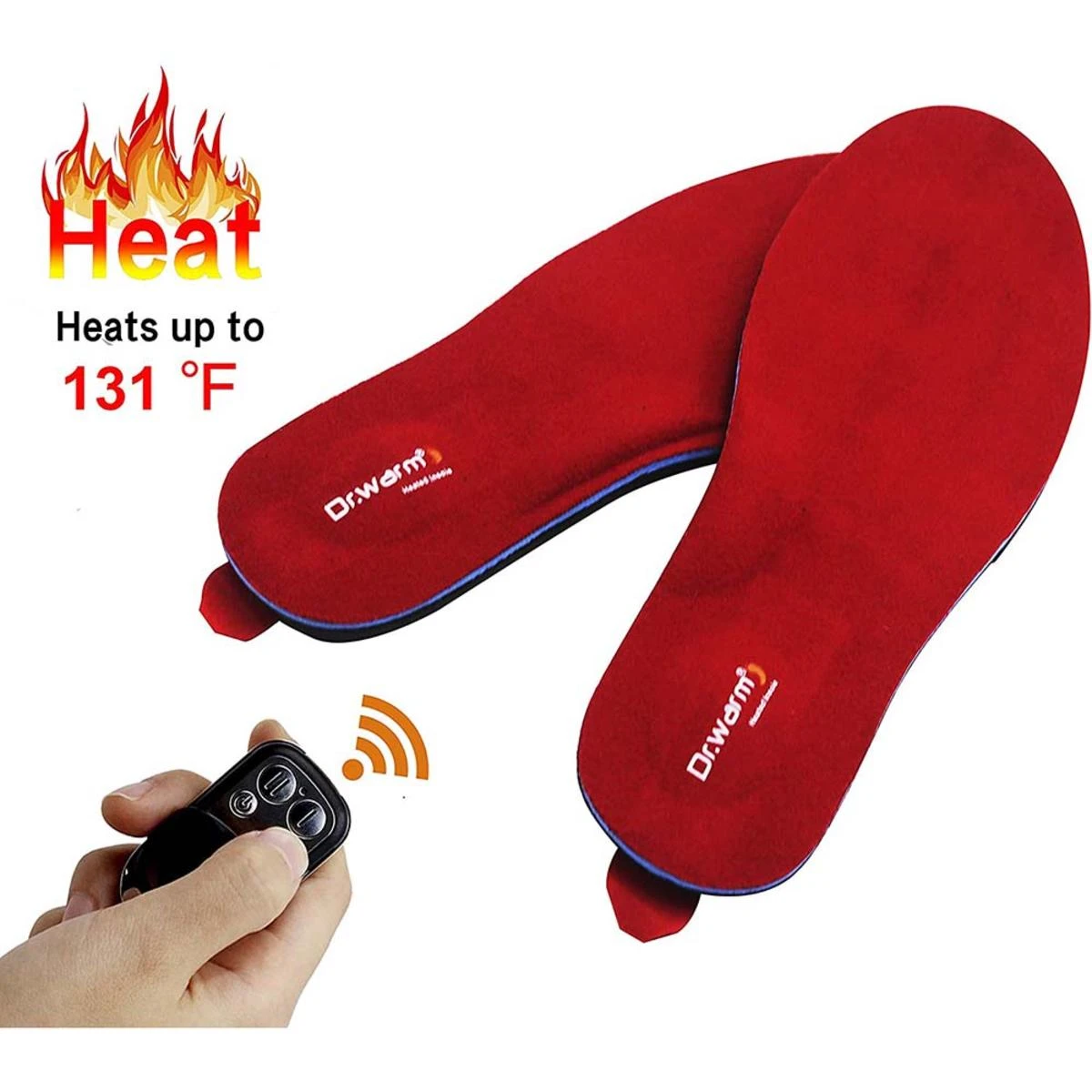 Dr.Warm Unisex Rechargeable Heated Insole With Remote Control Foot Warmers 3 Dr.Warm Unisex Rechargeable Heated Insole With Remote Control Foot Warmers