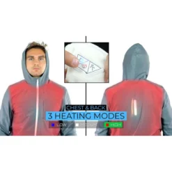 FNDN Heated LED Athletic Jacket With Built-In Heated Gloves 12 FNDN Heated LED Athletic Jacket With Built-In Heated Gloves -ThermaGear fndn heated led athletic jacket with built in heated gloves 198