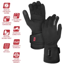 Gerbing 12V Heated Glove Liners -ThermaGear gerbing 12v heated glove liners 14