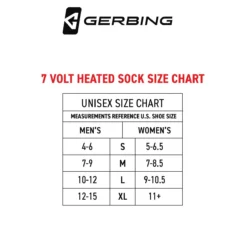 Gerbing 7V Battery Heated Sock Liners -ThermaGear gerbing 7v full foot heated sock liners 110