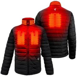 Gerbing 7V Mens Khione Insulated Heated Jacket 2.0 -ThermaGear gerbing 7v men s khione puffer heated jacket 2 0 87