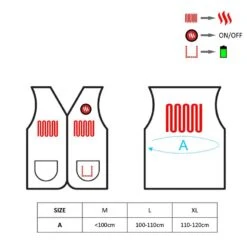 Glovii 7V Battery Heated Fleece Vest 13 Glovii 7V Battery Heated Fleece Vest -ThermaGear glovii 7v battery heated fleece vest liner 26