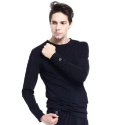 Glovii 7V Battery Heated Shirt - Black -ThermaGear glovii 7v battery heated shirt 83