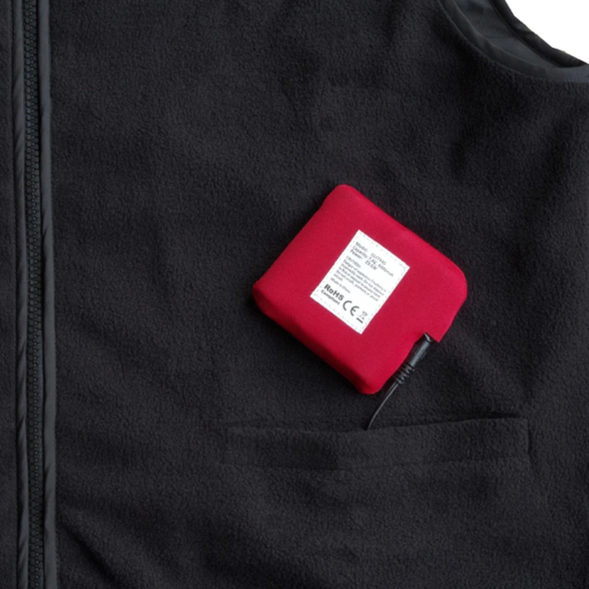 Glovii 7V Battery Heated Fleece Vest 4 Glovii 7V Battery Heated Fleece Vest - Image 2