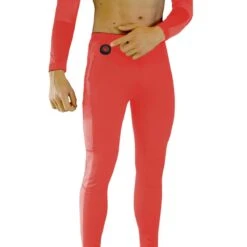 Glovii Heated Thermoactive Set Of Long-Sleeved Shirt And Trousers - Red -ThermaGear glovii heated thermoactive set of long sleeved shirt and trousers red 100