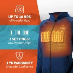 Gobi Heat Womens Apex Heated Tech Hoodie Jacket -ThermaGear gobi heat women s apex heated tech hoodie jacket 21