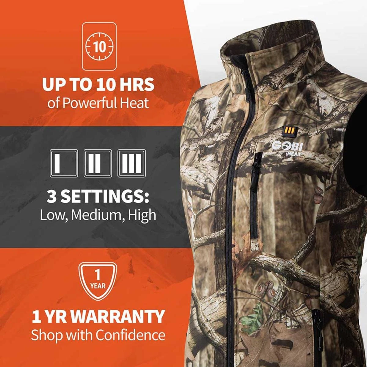 Gobi Heat Womens Colorado Heated Hunting Vest 8 Gobi Heat Womens Colorado Heated Hunting Vest - Image 6