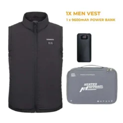 Kemimoto Mens Classs Dual Power Heated Vest -ThermaGear kemimoto men s classs dual power heated vest 112