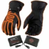 Milwaukee Leather Mens 7V Leather Heated Winter Gloves -ThermaGear milwaukee leather men s 7v leather heated winter gloves 6
