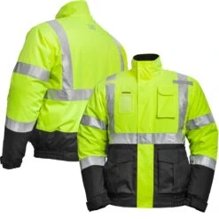 Mobile Warming 7.4V Mens Outdoor Worker Hi-Viz Heated Jacket -ThermaGear mobile warming 7 4v men s outdoor worker hi viz heated jacket 29