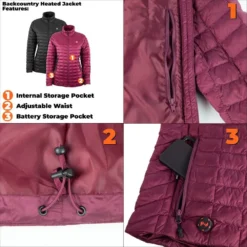 Mobile Warming 7.4V Womens Backcountry Heated Jacket -ThermaGear mobile warming 7 4v women s backcountry heated jacket 243