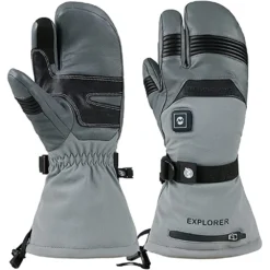 Mount Tec Explorer 5 Heated Performance 3 - Finger Ski Gloves -ThermaGear mount tec explorer 5 heated performance 3 finger ski gloves 6