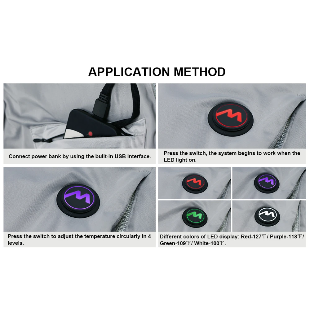 Mount Tec Mens Iwarm 1.0 Heated Vest (Vest Only) 10 Mount Tec Mens Iwarm 1.0 Heated Vest (Vest Only) - Image 8