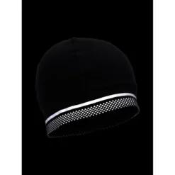 Nathan HyperNight Reflective Beanie - Black/Geo Print -ThermaGear nathan hypernight reflective beanie black geo print 118