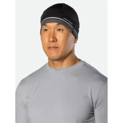 Nathan HyperNight Reflective Beanie - Black/Geo Print -ThermaGear nathan hypernight reflective beanie black geo print 119