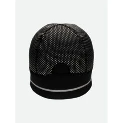 Nathan HyperNight Reflective Ponytail Beanie - Black/Geo Print -ThermaGear nathan hypernight reflective ponytail beanie black geo print 115