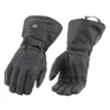 NexGen 7.4V Mens Heated Textile And Leather Combo Gantlet Gloves With I-Touch Fingers