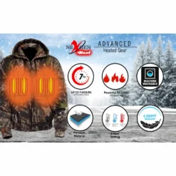 Nexgen Heat Womens 7V Heated Zipper Hoodie -ThermaGear nexgen heat women s 7v heated zipper hoodie rechargeable battery pack included 16