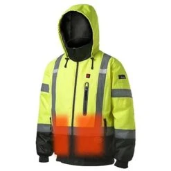 ThermaGear 30 Pioneer Hi-Vis Waterproof Heated Safety Nano Bomber Jacket (Jacket Only)