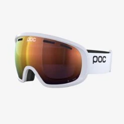 ThermaGear 8 POC Fovea Clarity Goggles Spektris Orange Lens - Hydrogen White Frame