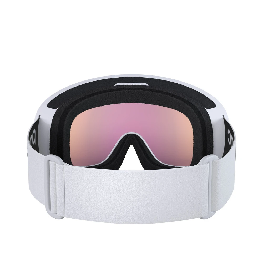 POC Fovea Ski Goggles Partly Sunny Orange Lens - Hydrogen White Frame 6 POC Fovea Ski Goggles Partly Sunny Orange Lens - Hydrogen White Frame - Image 4